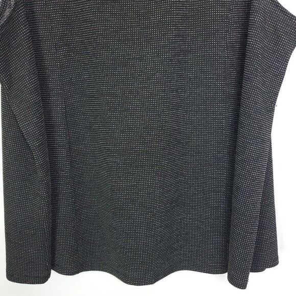 Catherines Top Womens 2X Any Wear Speckled Basic Cutout Neck Sleeveless Shell - Picture 3 of 7